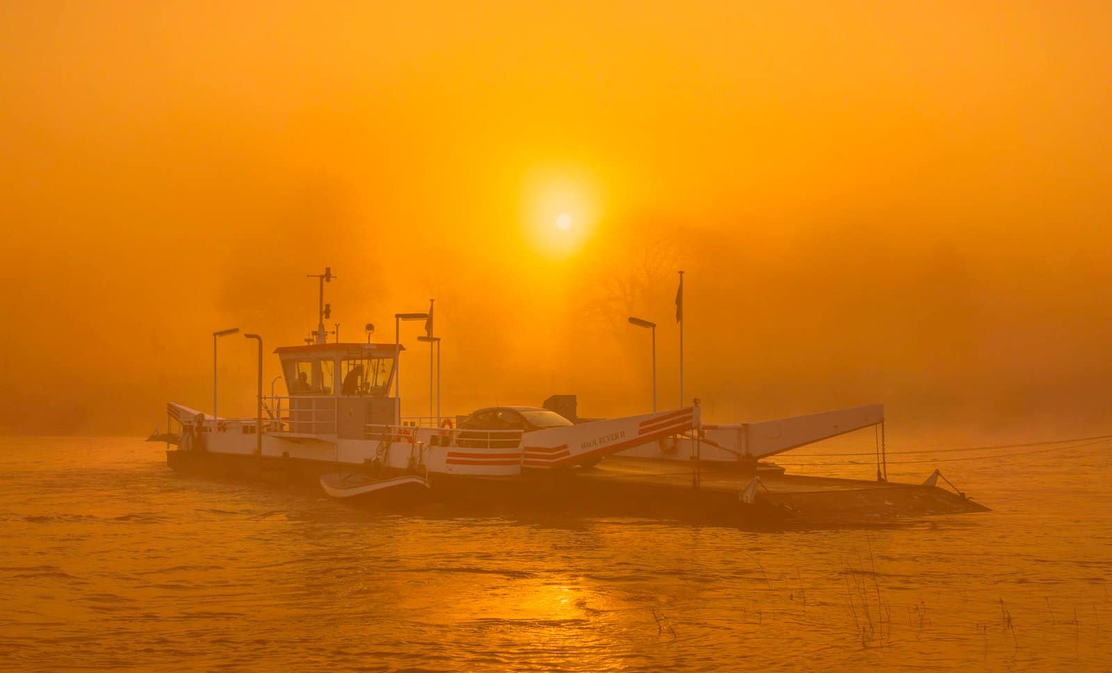 Crossing the Maas River