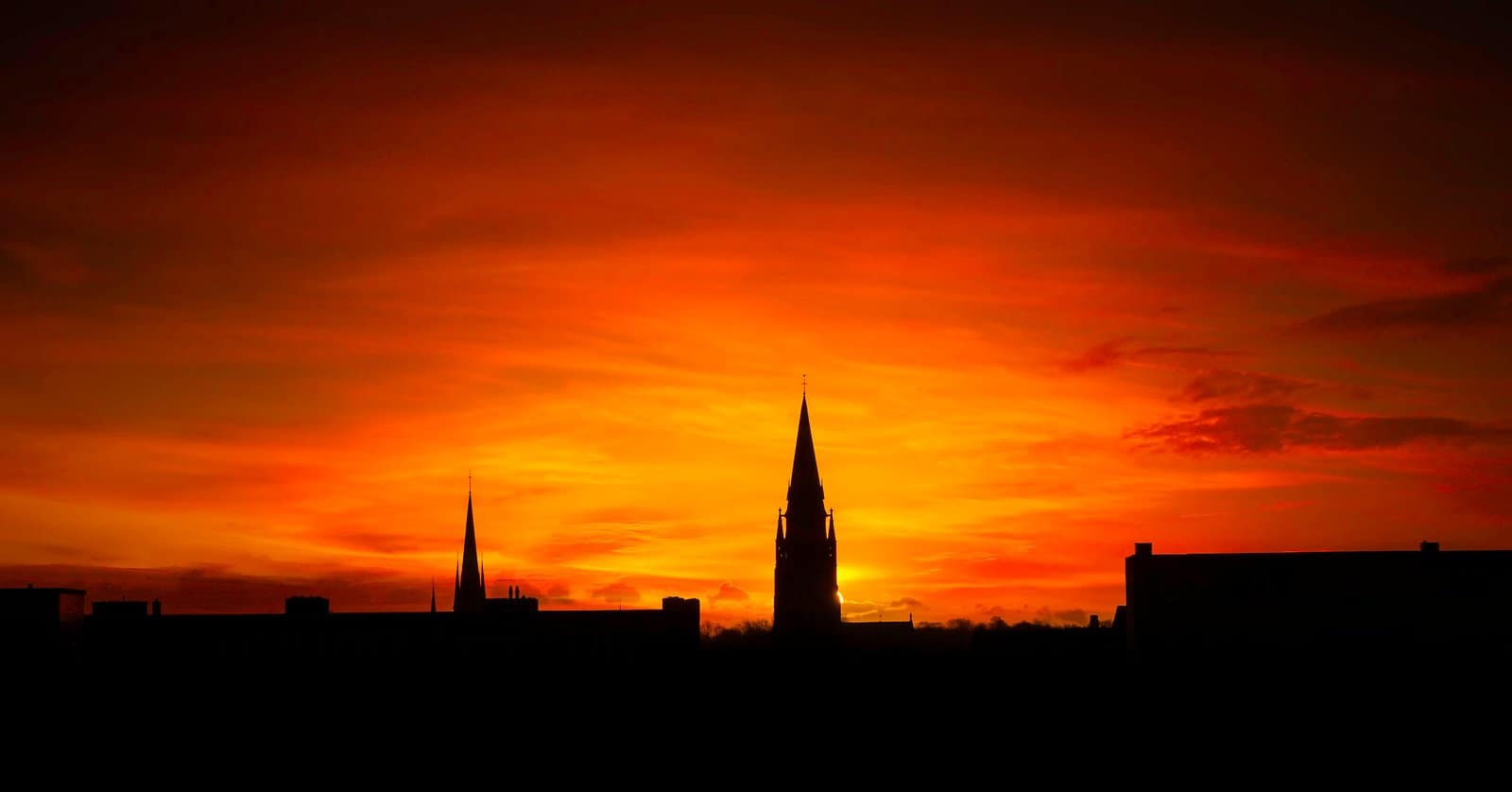 Silhouette Of St. Peter's Church