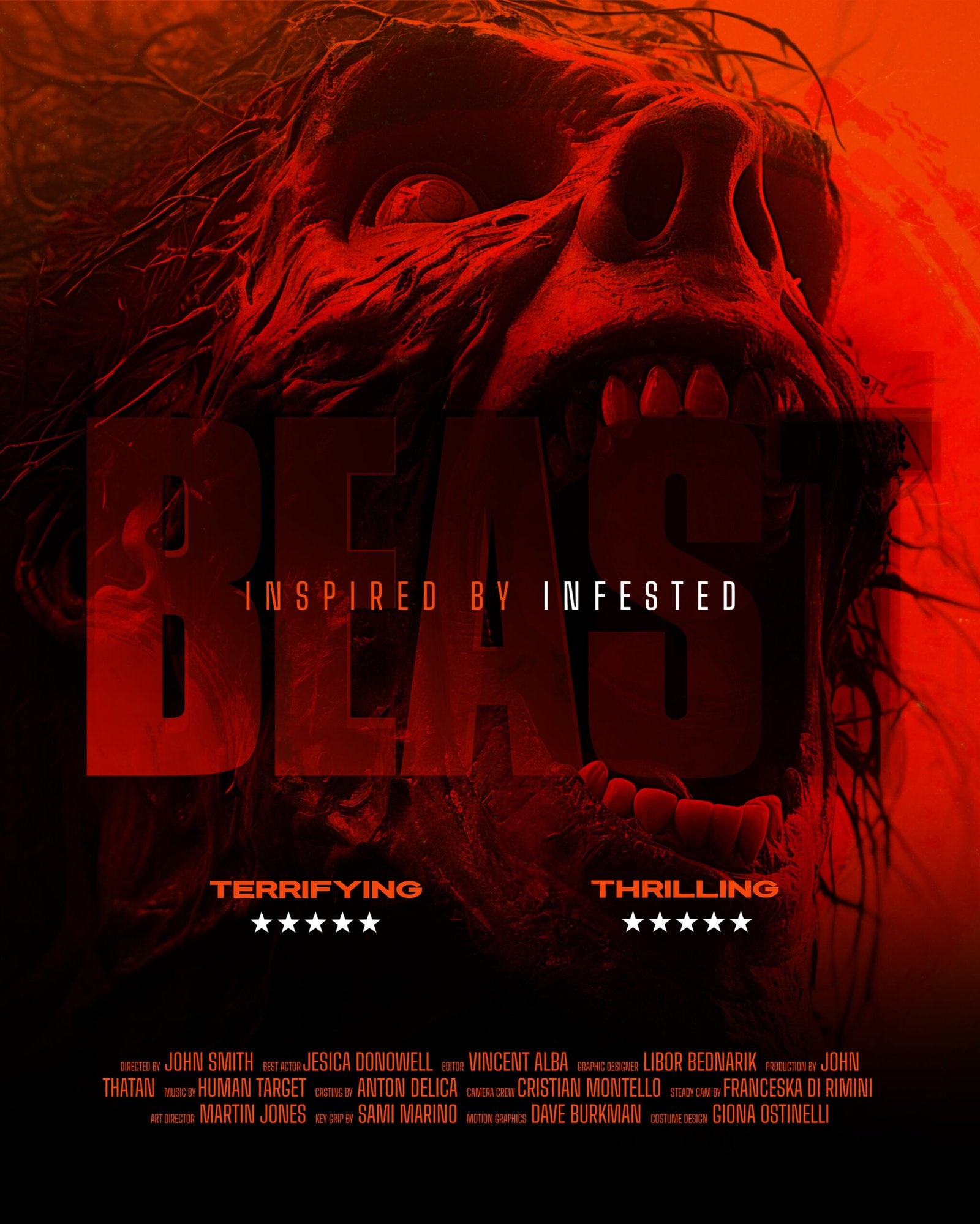 Beast Movie Poster Design
